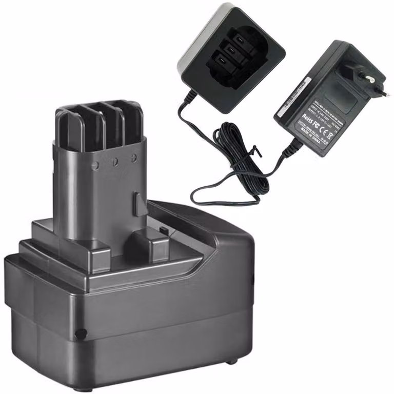 Batteria e caricabatterie adatti per Metabo BS 12, BST 12 SB12 12V NiMH 3Ah
