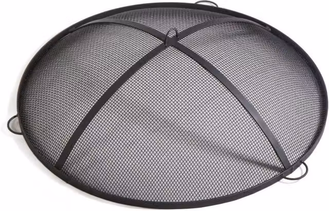 Parascintille per braciere Cook King in acciaio nero, diametro 69 cm
