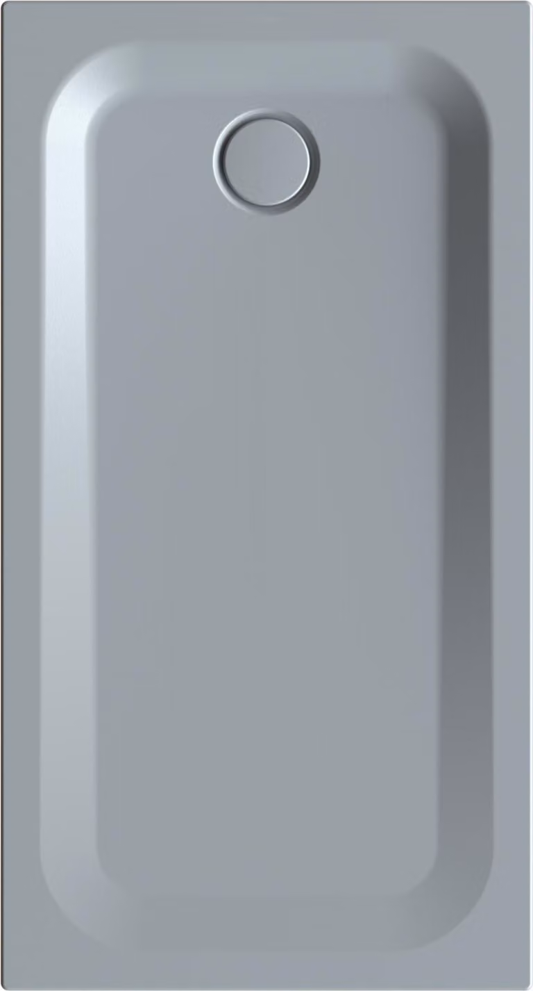 Receveur de douche rectangulaire BetteUltra avec support de baignoire minimum, 1300x700x35mm, 5784-412T1, 5784-412T1