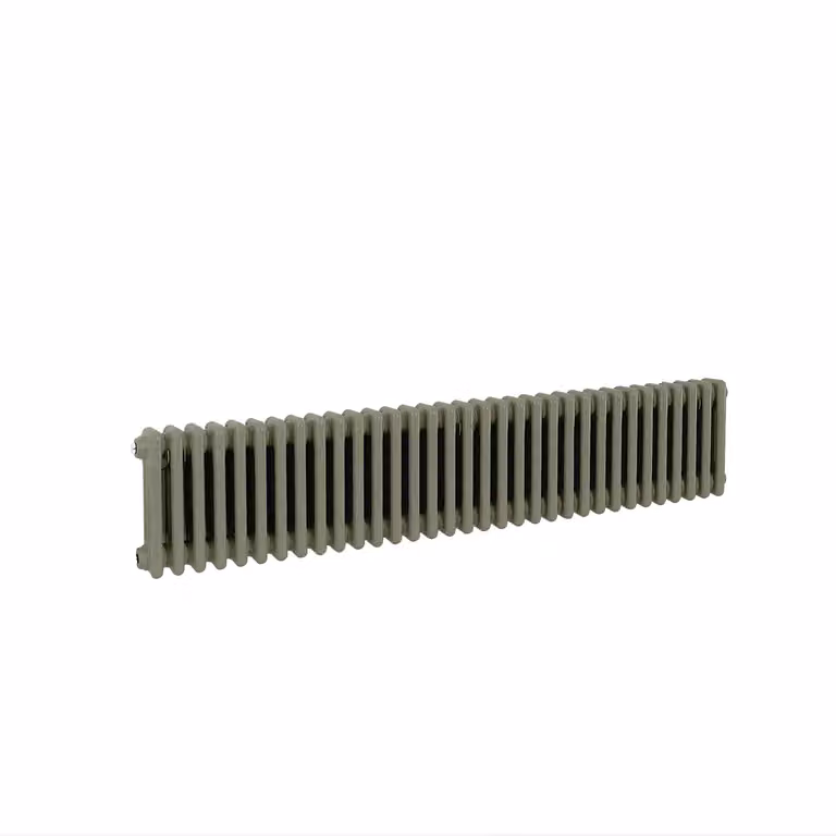 Radiatore Orizzontale a Colonne (2 Colonne) 300mm x 1505mm - Verde (Sage Leaf Verde) - Regent