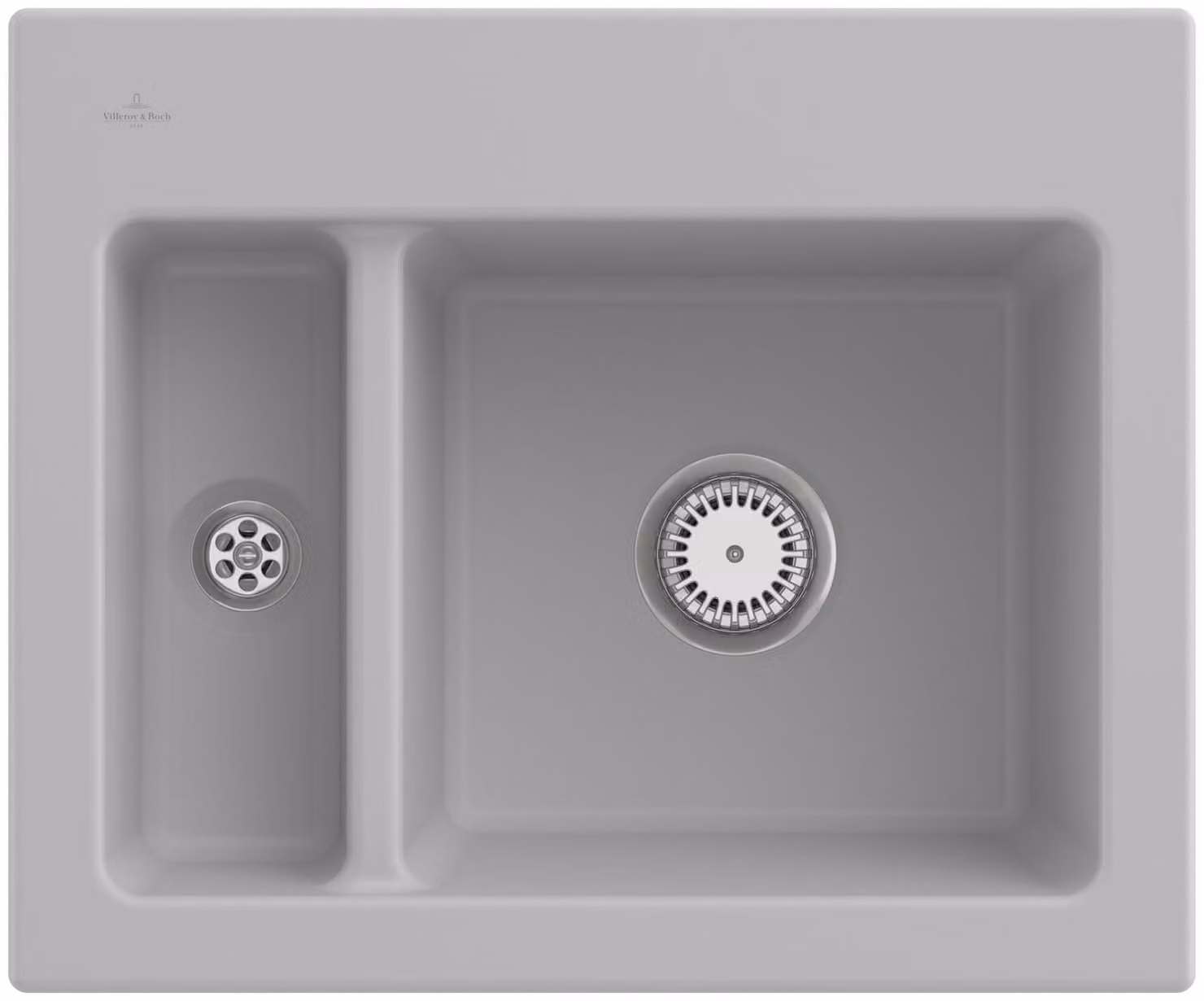 Lavello da cucina Villeroy&Boch, lavello da cucina Subway 60 XM Steam 620x510mm, larghezza base 60cm