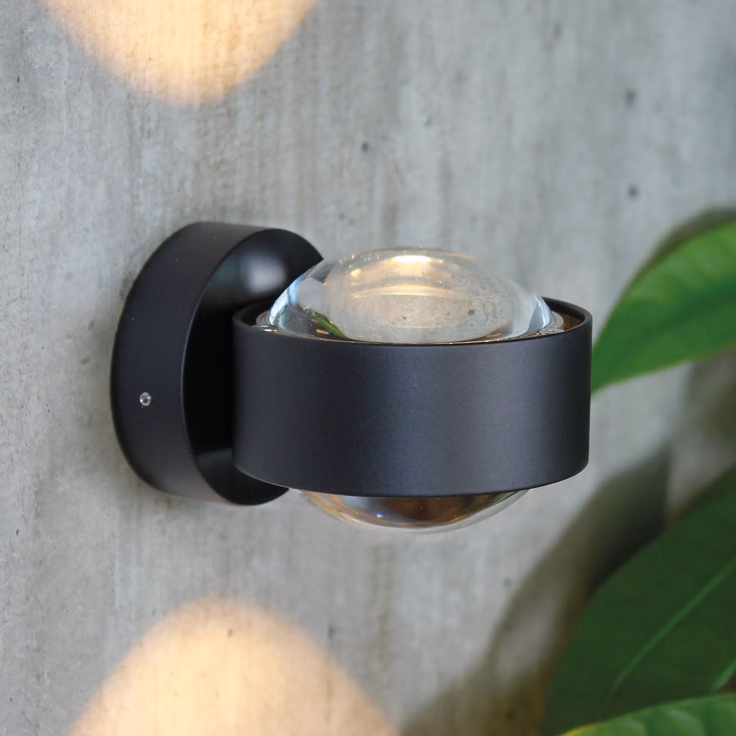 Top Light Faretto PUK Mini Wall, dimmerabile, Nero, Soggiorno / Sala da pranzo, Metallo, Design, Applique