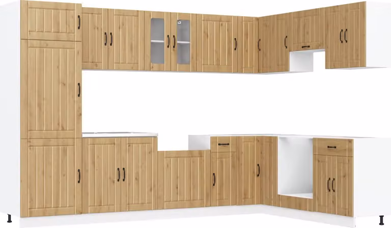 Mobiletto per lavabo Lucca 2 pcs Bianco Legno multistrato