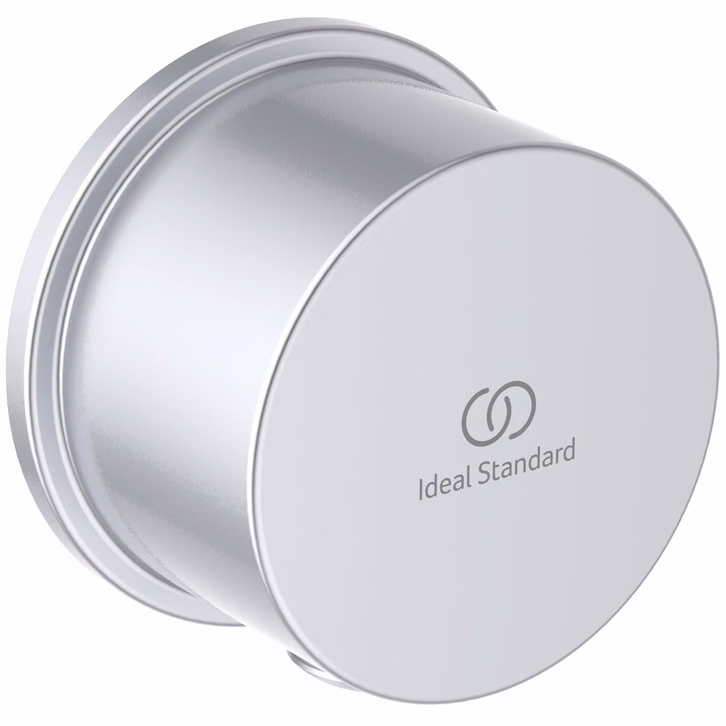 Gomito di collegamento a parete IDEALRAIN rotondo G 1/2inch argento argento