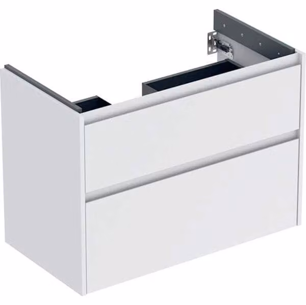 Geberit Renova Plan armoire sous lavabo, avec deux tiroirs, 84,6x60,6x44,6cm, 504.031.00.1, 504.031.00.1