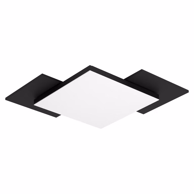 Plafoniera Eglo Tamuria LED nero / legno 12 Watt