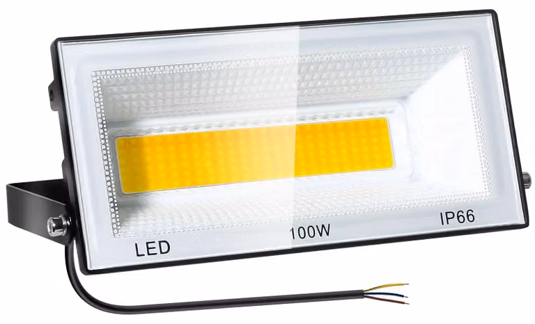 Faretto a LED da 100 W, 10.000 lumen, luce bianca fredda, grado di protezione IP66, per uso esterno
