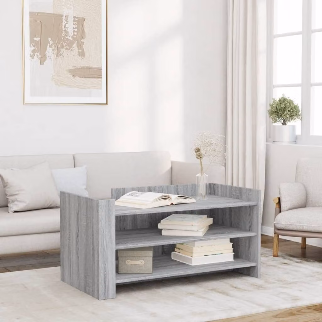Maison Exclusive - Tavolino da salotto grigio Sonoma 100x50x50 cm Materiale ligneo
