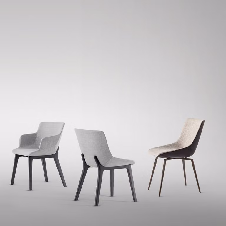 Sedia Artika Wood Bonaldo con gambe in legno