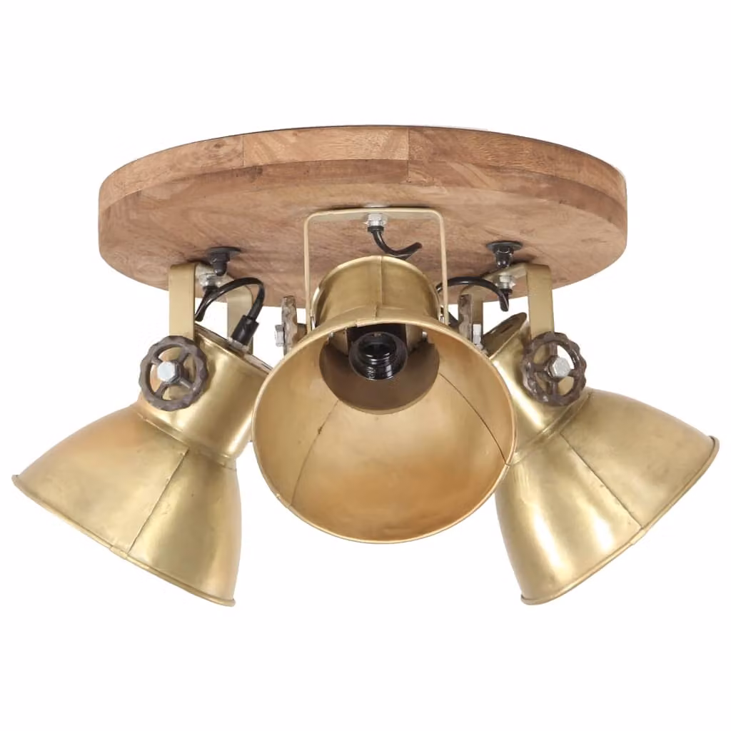 Lampada a Sospensione Industriale 25 W Ottone 42x27 cm E27