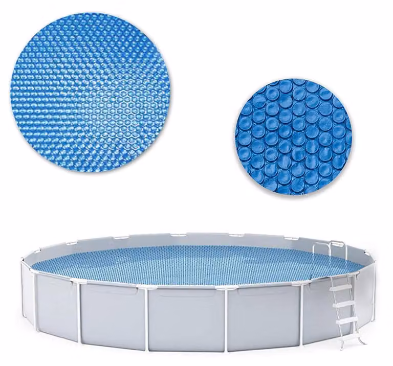 INF Copertura Solare a Bolle PE per Piscina Rotonda 180cm (6 feet) - Telo Termico Blu per Piscine Rotonde e Quadrate