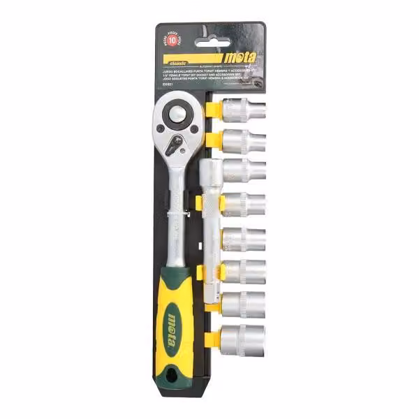 Set di punte Torx con filettatura interna 1/2 10 pezzi ek631 mota
