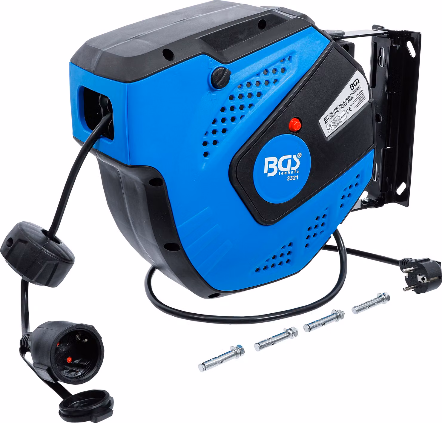 BGS Avvolgicavo automatico 15 m - 3321