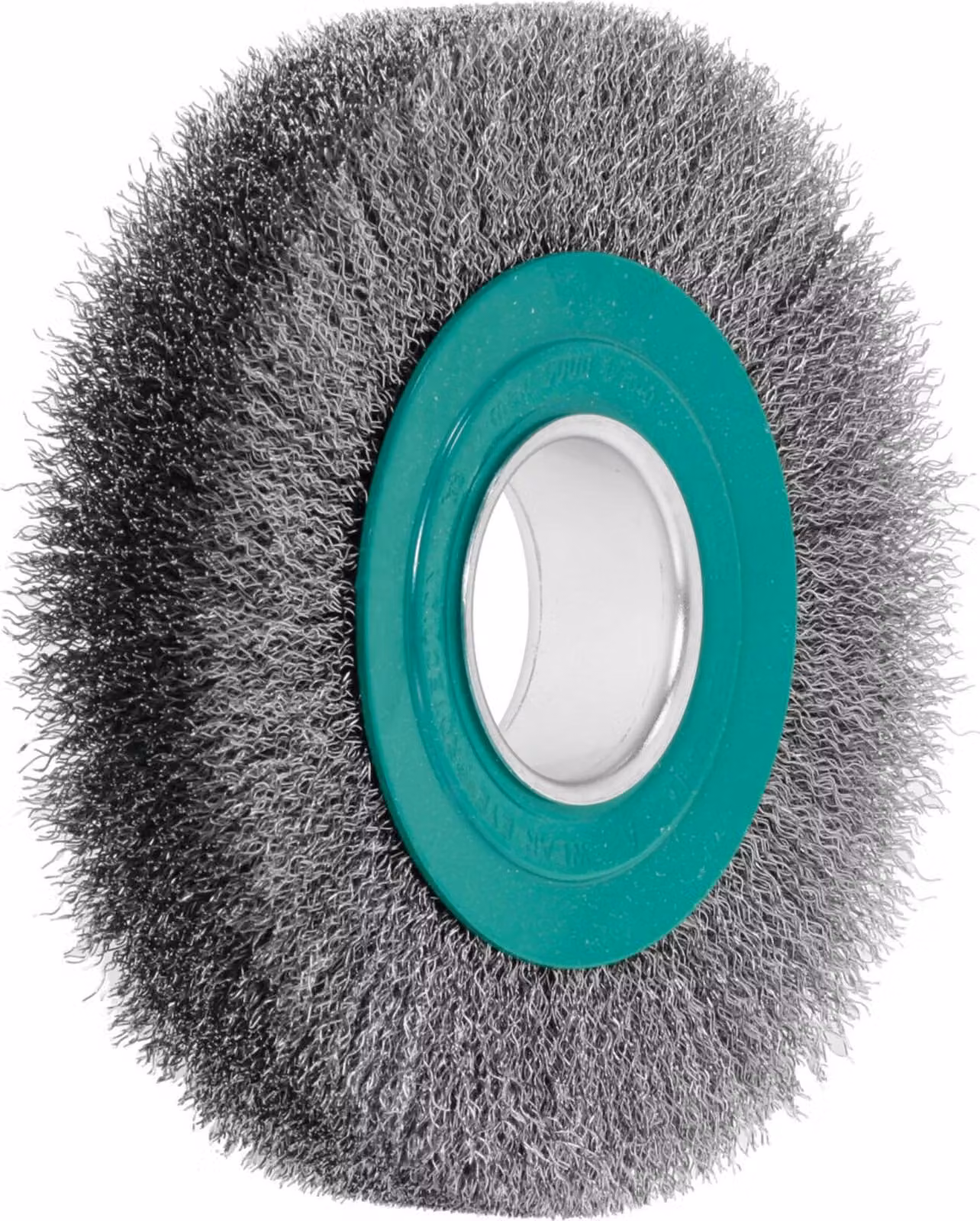 Spazzola circolare in filo metallico Lessmann (verde) Filo INOX 0,30 mm, ⌀ spazzola x larghezza: 178X32 mm