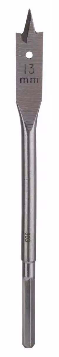 Bosch 2609255260, trapano, punta piatta, 1,3 cm, 155 mm, calcestruzzo, legno duro, calcestruzzo leggero, legno medio-duro, cartongesso, legno tenero, legno, 5,5 mm