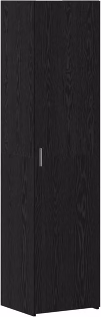 Credenza 2 pz-Set di 2 Buffet-Armadio da cucina Rovere Nero 45 x 42,5 x 185 cm