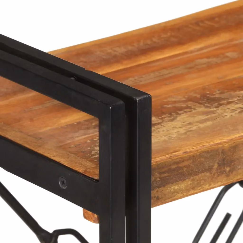 Libreria Industrial Design Mania in Legno e Metallo, Marrone Multicolore, L 60 cm x P 30 cm x H 80 cm – 2