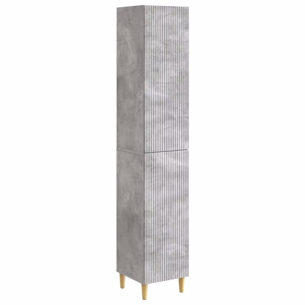 Set di 2 armadi moderni vidaXL con ante scorrevoli in MDF Grigio, dotati di ripiani e cassetti interni per camera da letto o ufficio – 2