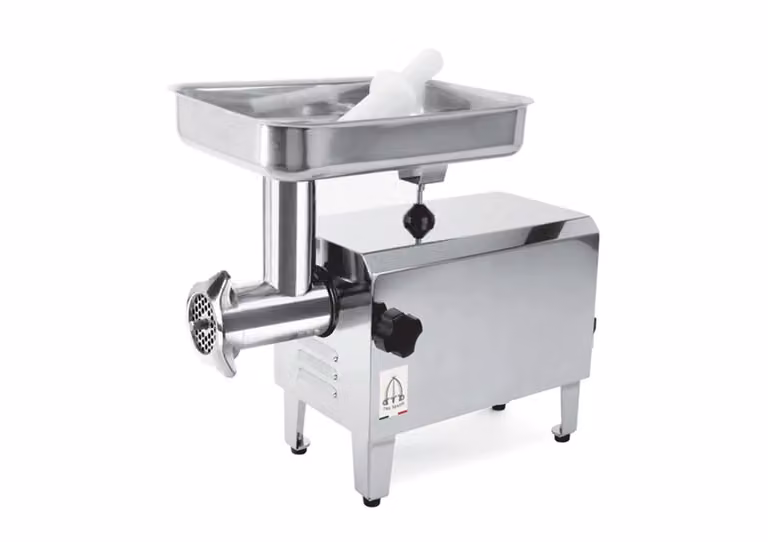 Tritacarne elettrico in acciaio Mod. TC-22 PRO Inox Deluxe