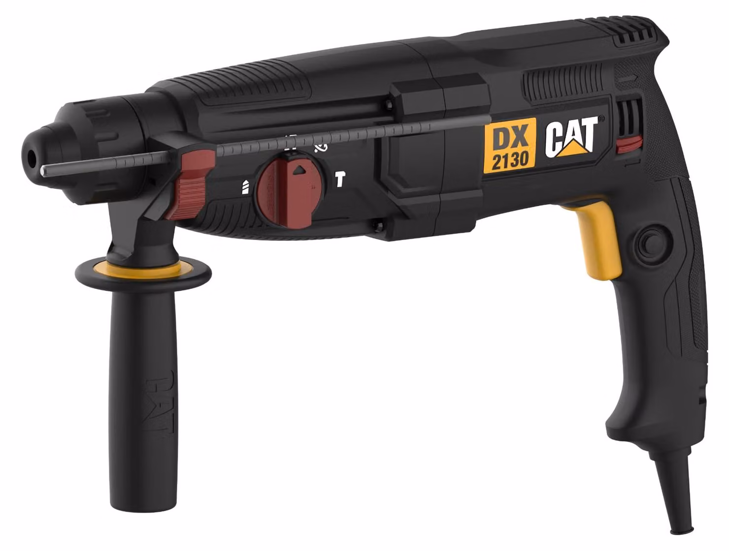 Martello perforatore CAT DX2130, 900W, attacco SDS-plus, energia di impatto di 3,2 Joule, 4 funzioni in 1