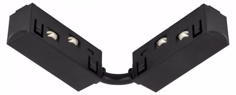 Giunto diritto per guide magnetiche, nero, 14,5 cm, Nowodvorski LVM