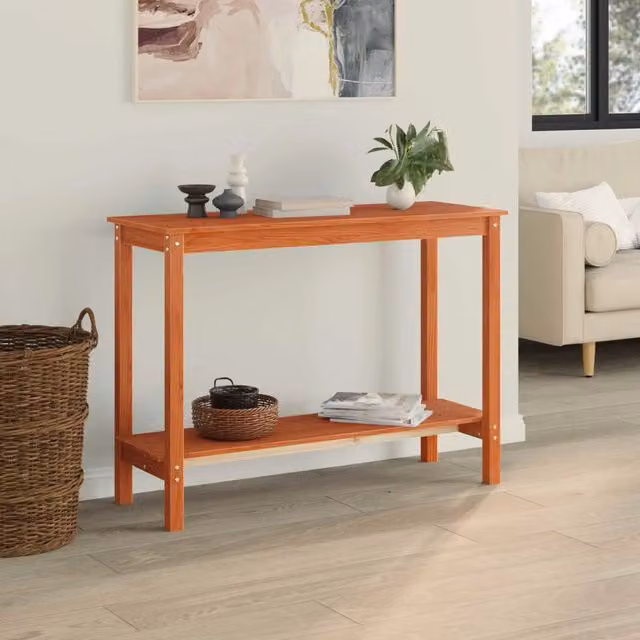 Tavolo consolle Marrone Cera 110 x 40 x 80 cm 858235