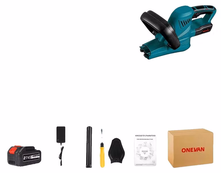 Tagliasiepi elettrico, potenza 2000W, design leggero e resistente, include 1 set di batterie