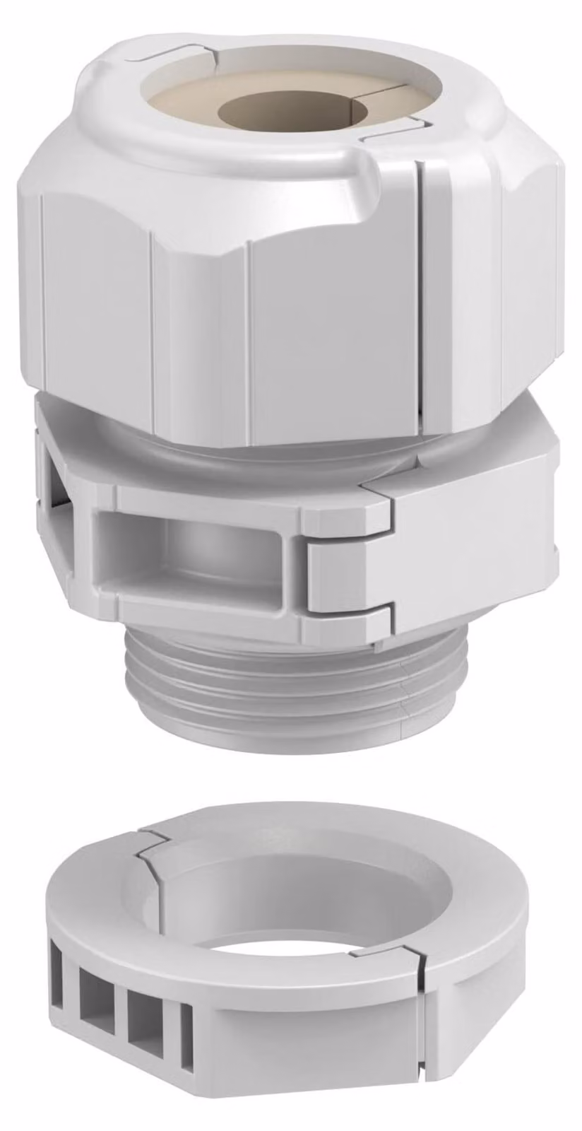 OBO BETTERMANN V-TEC TB20 08-10 Pressacavo 1,5 mm plastica grigio chiaro 5 pz.