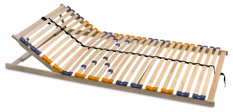 Rete a doghe Coemo Multira 70x200 cm con testiera regolabile e 28 doghe - Da montare autonomamente