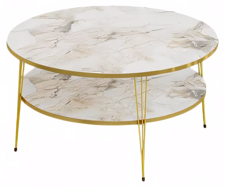 Multifunktionaler Couchtisch aus Holz in Mehrfarbig modern