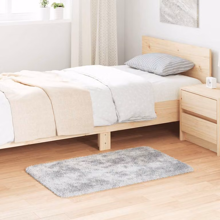 vidaXL Tappeto Shaggy a Pelo Lungo NAVARRA Grigio, L 60 cm x P 100 cm