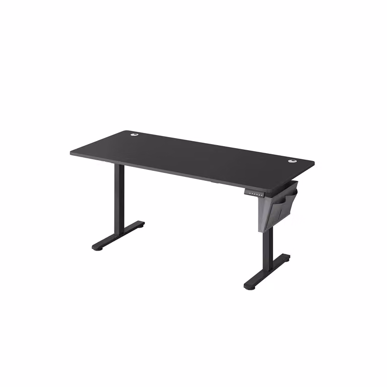 Scrivania Regolabile in Altezza Scrivania Elettrica per Lavoro in Piedi, Nero Inchiostro / 70 x 160 x (72-120) cm (P x l x H)