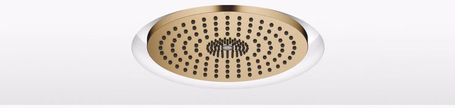 Douche de pluie Dornbracht pour montage au plafond, ronde, éclairage LED, 28034970-39, 28034970-39