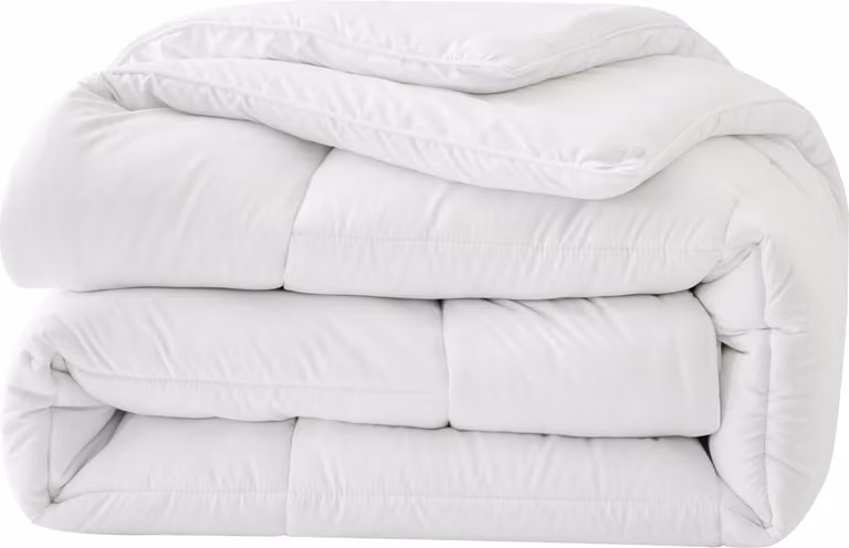 Coperta invernale per letto, dimensioni 155 x 220 cm, 460 GSM, colore bianco, ideale per la camera da letto