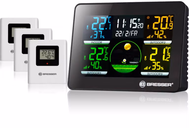Termometro BRESSER Emeo Hygro Quadro NLX - 7000023