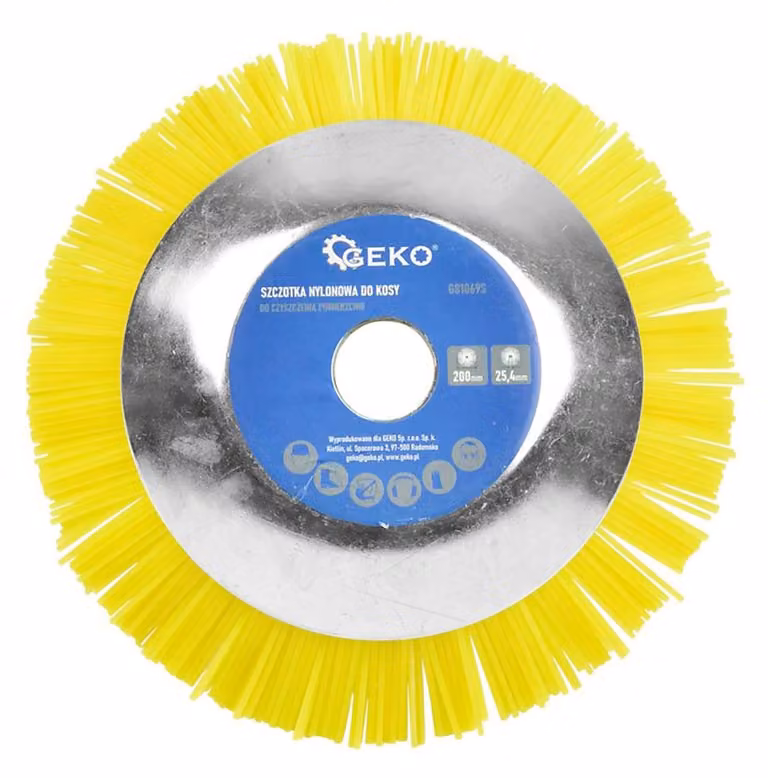Spazzola in nylon per decespugliatore, di alta qualità per rimozione erbacce, 200 x 25, 4 mm