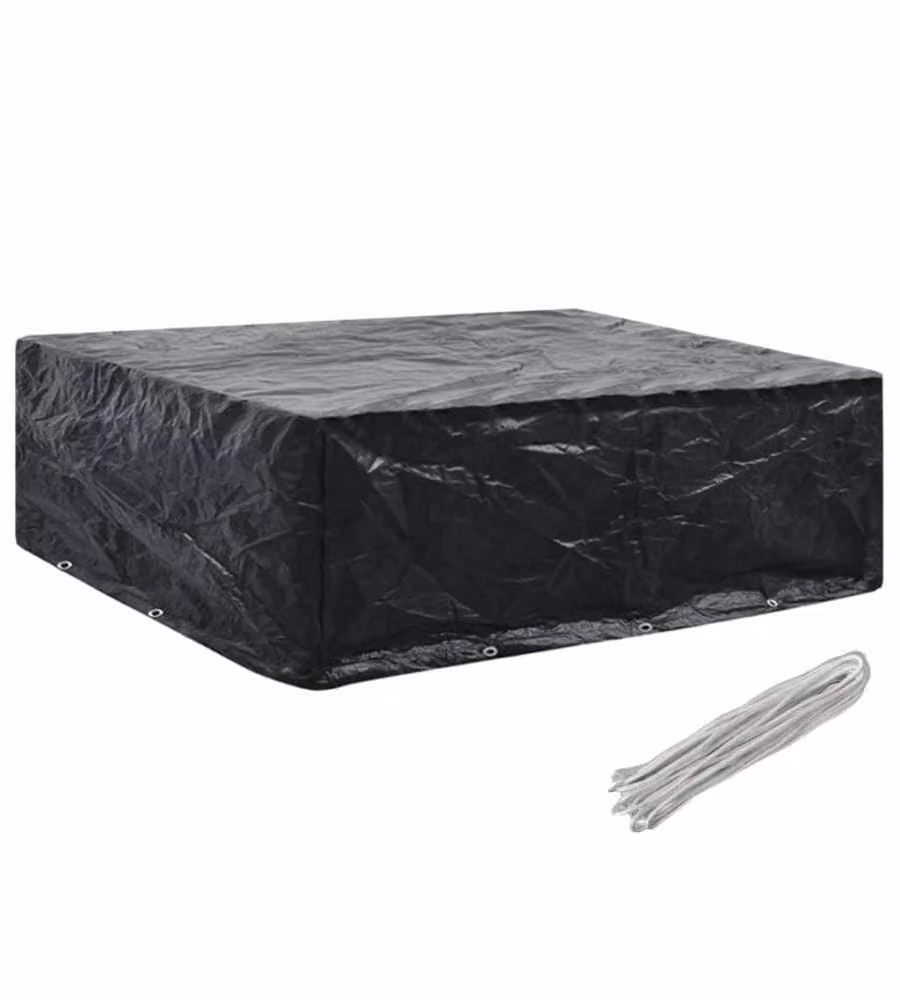 Coperture Arredi Giardino 2pz 8 Occhielli 250x210x90 cm