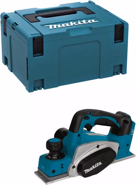 Pialla Makita DKP180ZJ con sistema di contenimento MAKPAC 3