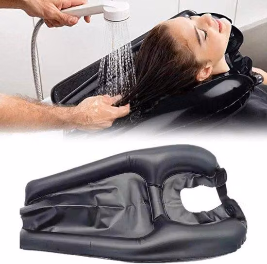 Lavabo portatile per lavarsi i capelli a letto o sulla sedia a rotelle