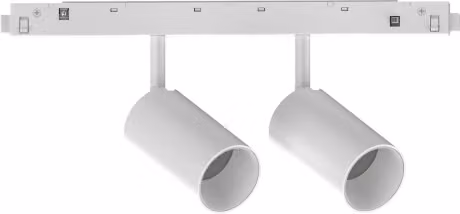 Sistema Lineare Ego Track Double Ideal-lux, LED 16W, 3000K Warm White, Dimmabile, Bianco