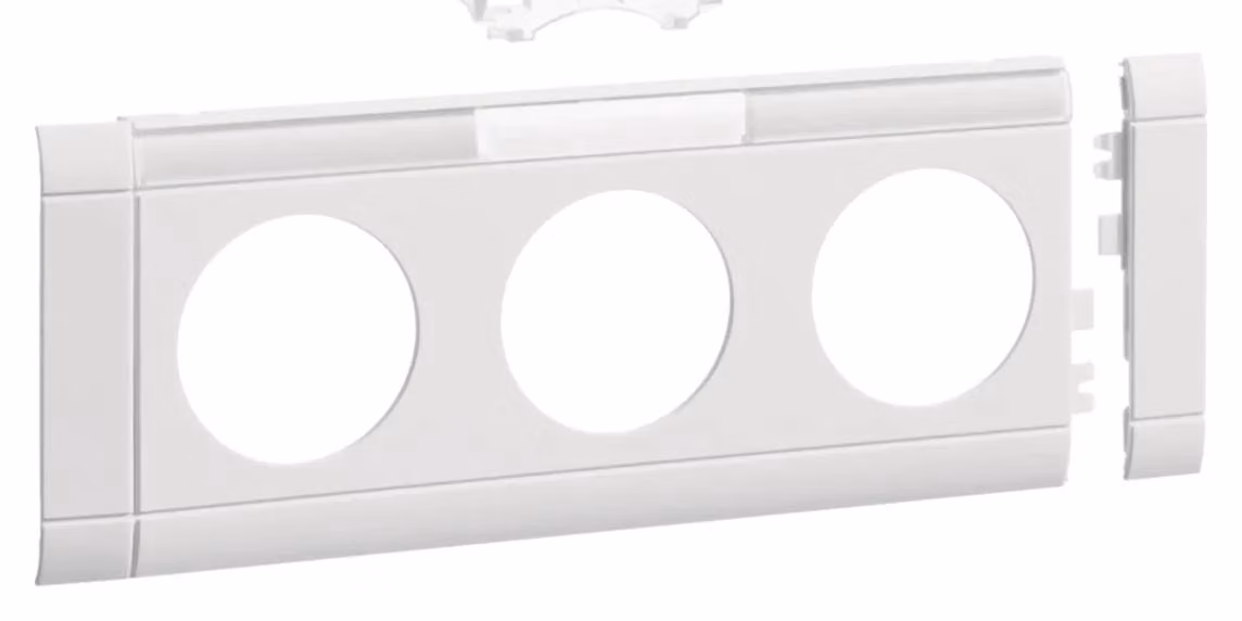 HAGER GB080319016 Coperchio per presa a 3 vie con etichetta (GB080319016)