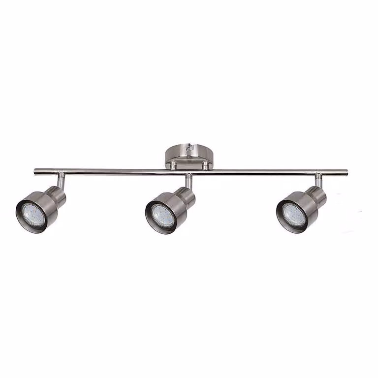 Rabalux 3185 Faretto da soffitto a 3 punti luce Blake, GU10, argento, stile moderno, 58 cm