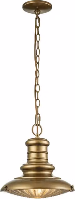 Lampada sospesa esterna classica bronzo E27 Feiss Redding