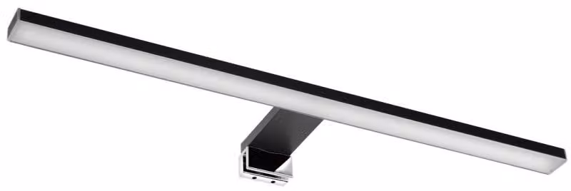 Lampada da parete a LED Esther 2, 8 W, 500 × 14 × 107 mm, IP44, nera
