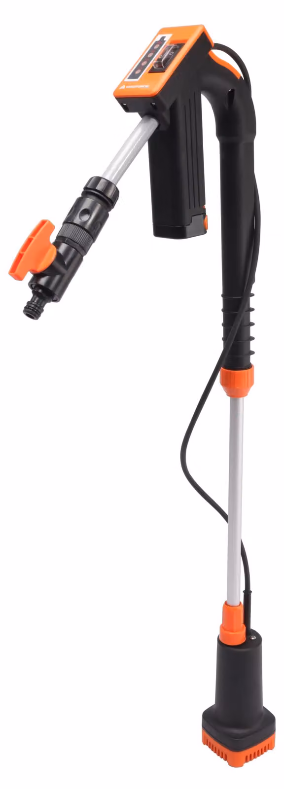 Pompa sommergibile a 12 V, portata di 1500 litri/ora, batteria da 2,0 Ah, altezza di sollevamento di 11 metri