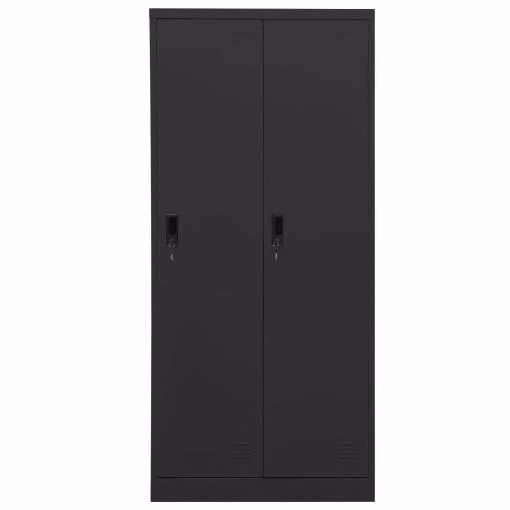 Armadio Antracite 80x50x180 cm in Acciaio