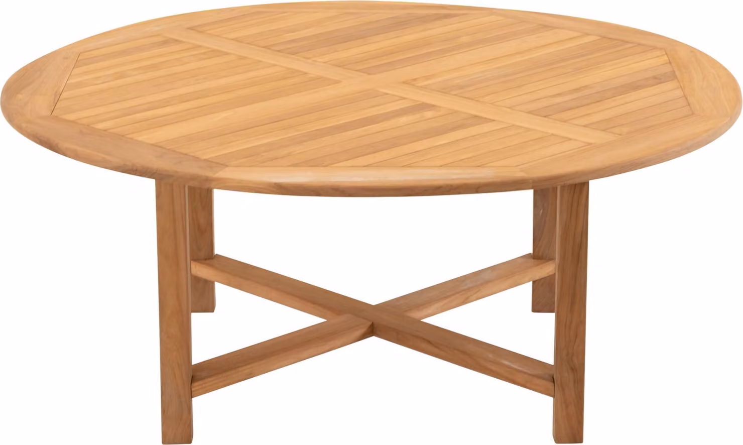 Tavolo Teak 120 x 120 x 75 cm Teak Naturale