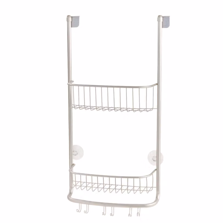 Portasapone da doccia, a sospensione, acciaio inossidabile, argento - iDesign | Forma