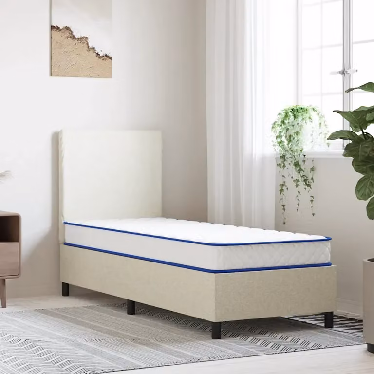 Materasso viscoelastico bianco L: 80 cm, P: 200 cm, H: 17 cm
