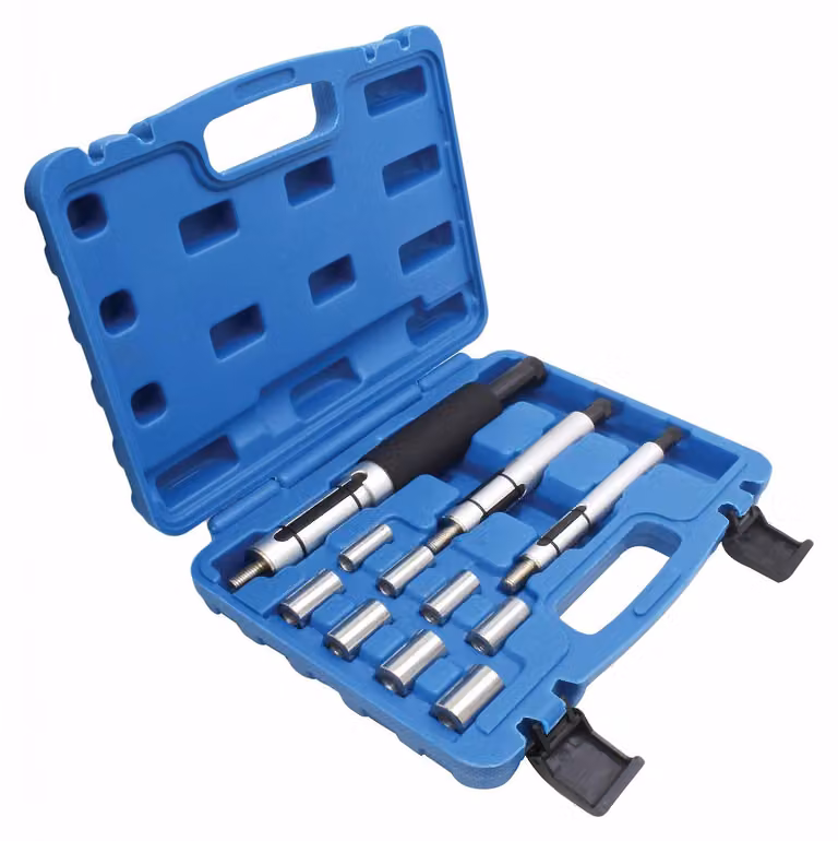 Set-kit strumenti di centraggio frizione 12-20 mm, utensili per allineamento auto 11 pezzi